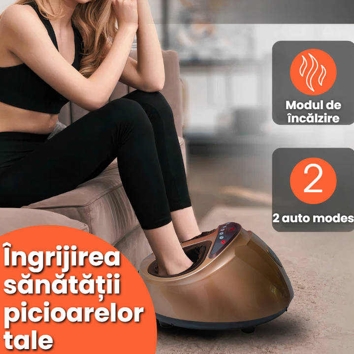 Masajer 3D Shiatsu pentru picioare ZENET 762 cu funcție de încălzire